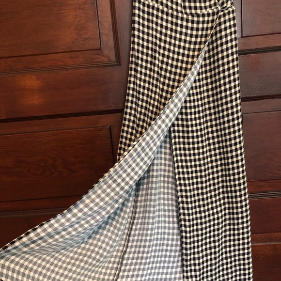 COPY - Reformation Midi Gingham Wrap Dress 0 - Picture 6 of 7